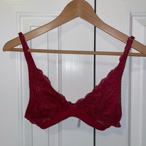 Sexy red bralette